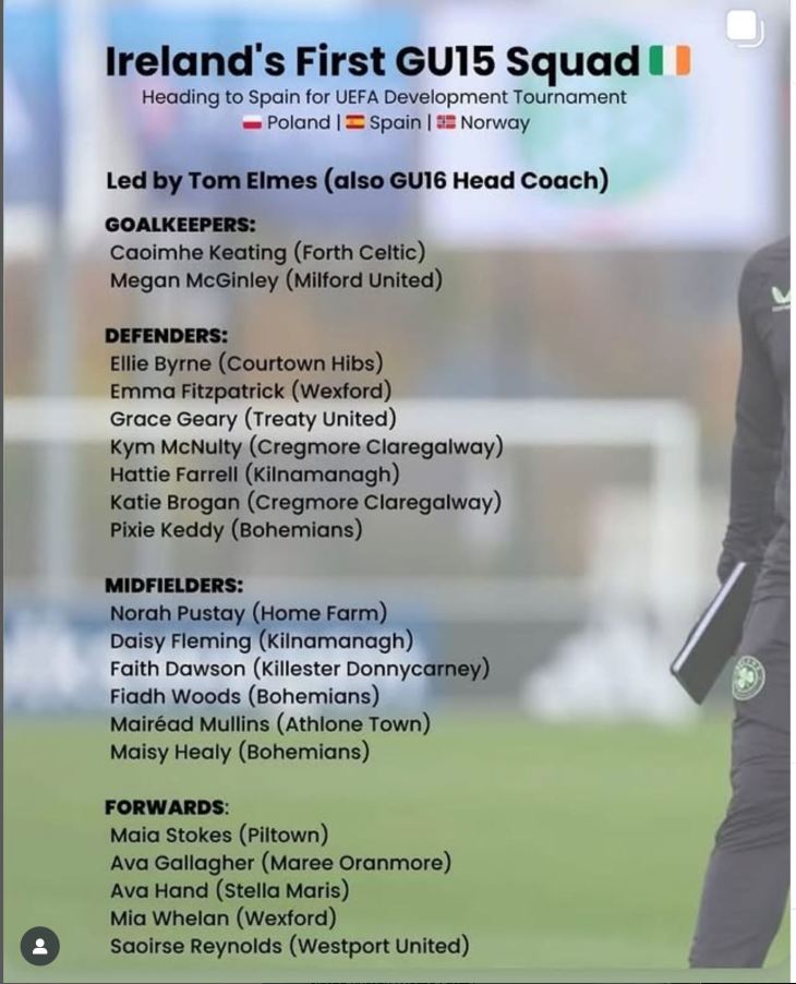 Faith Dawson Called Up for Ireland